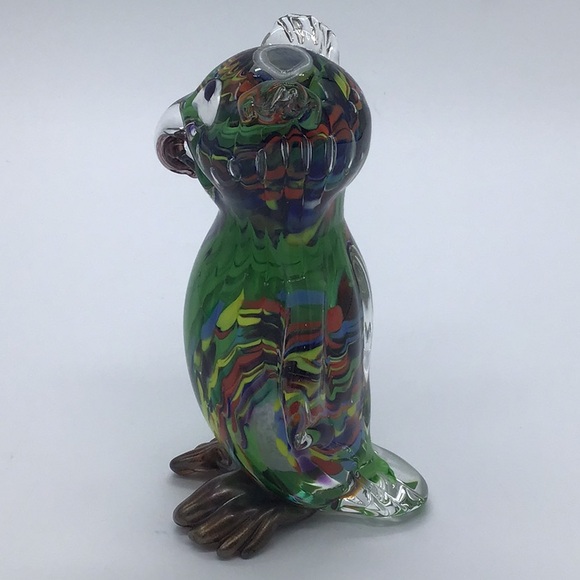 Art Glass Artistic Handblown Bird - Picture 4 of 6